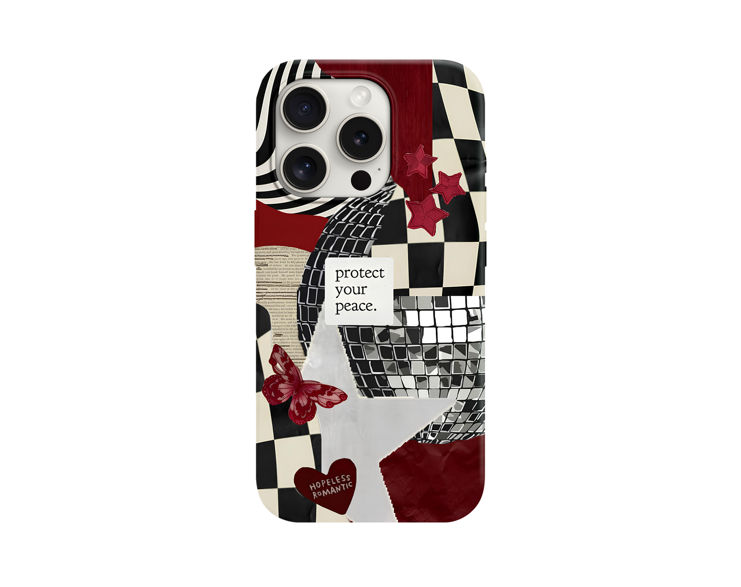 Protect Your Peace Tasarımlı Telefon Kılıfı