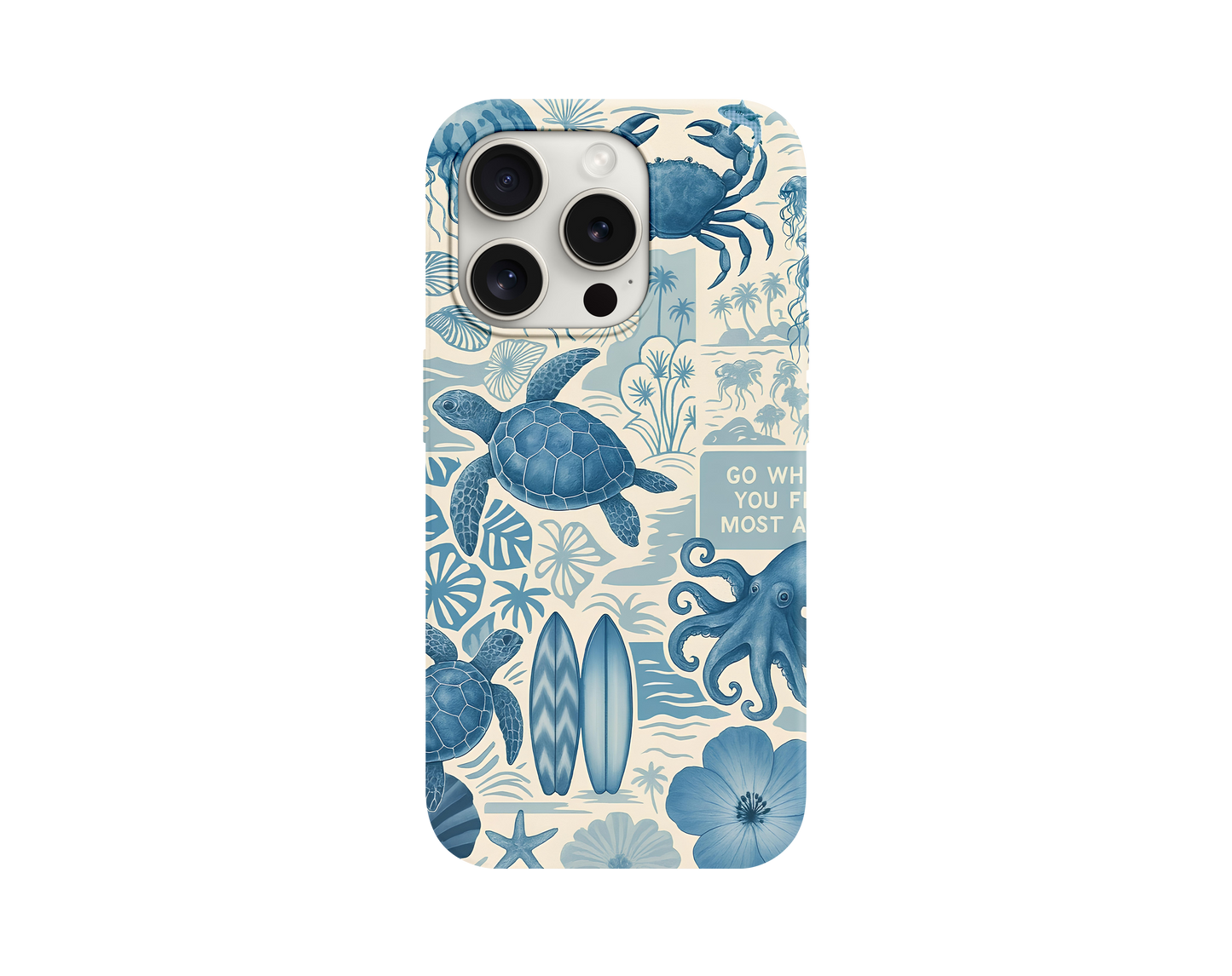 Blue Dreams Temalı Telefon Kılıfı