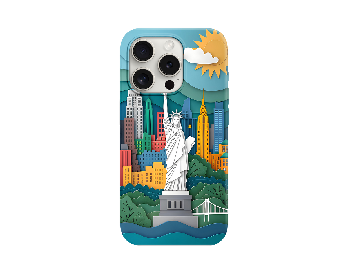 New York Animasyonlu Telefon Kılıfı