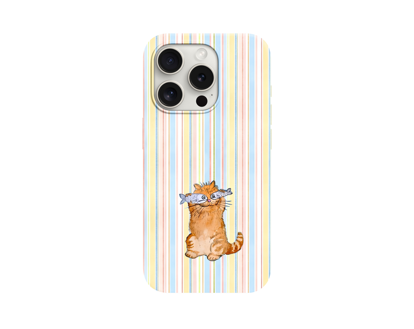 Cat&Fish Tasarımlı Telefon Kılıfı