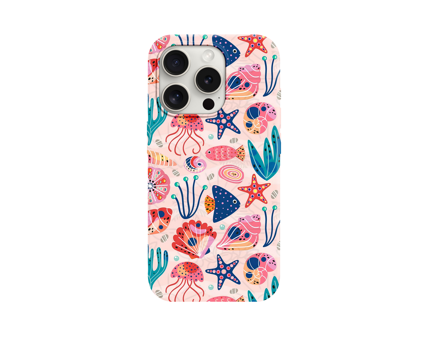 Pink Deniz Kabuklu Telefon Kılıfı
