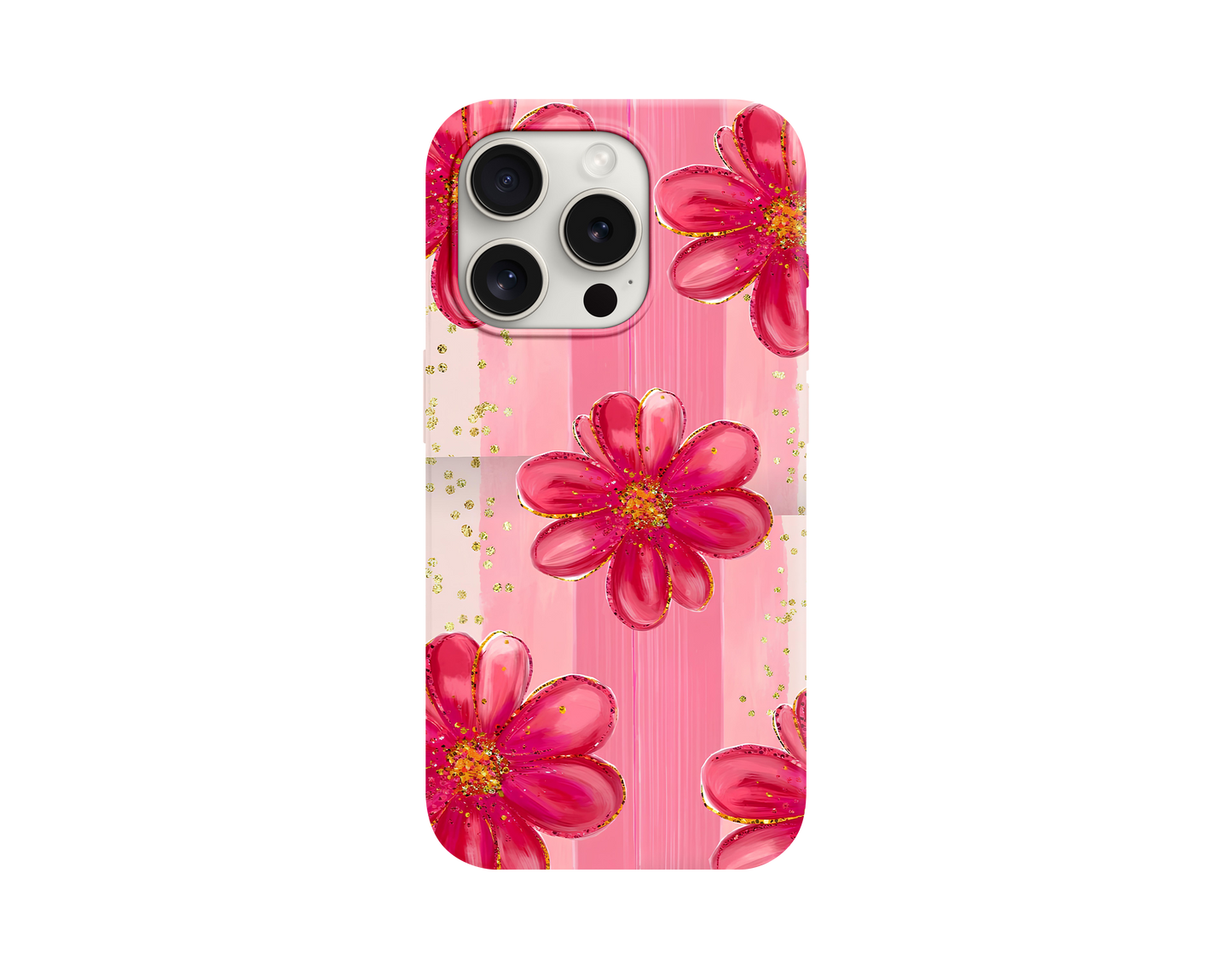 Red Flowers Tasarımlı Telefon Kılıfı