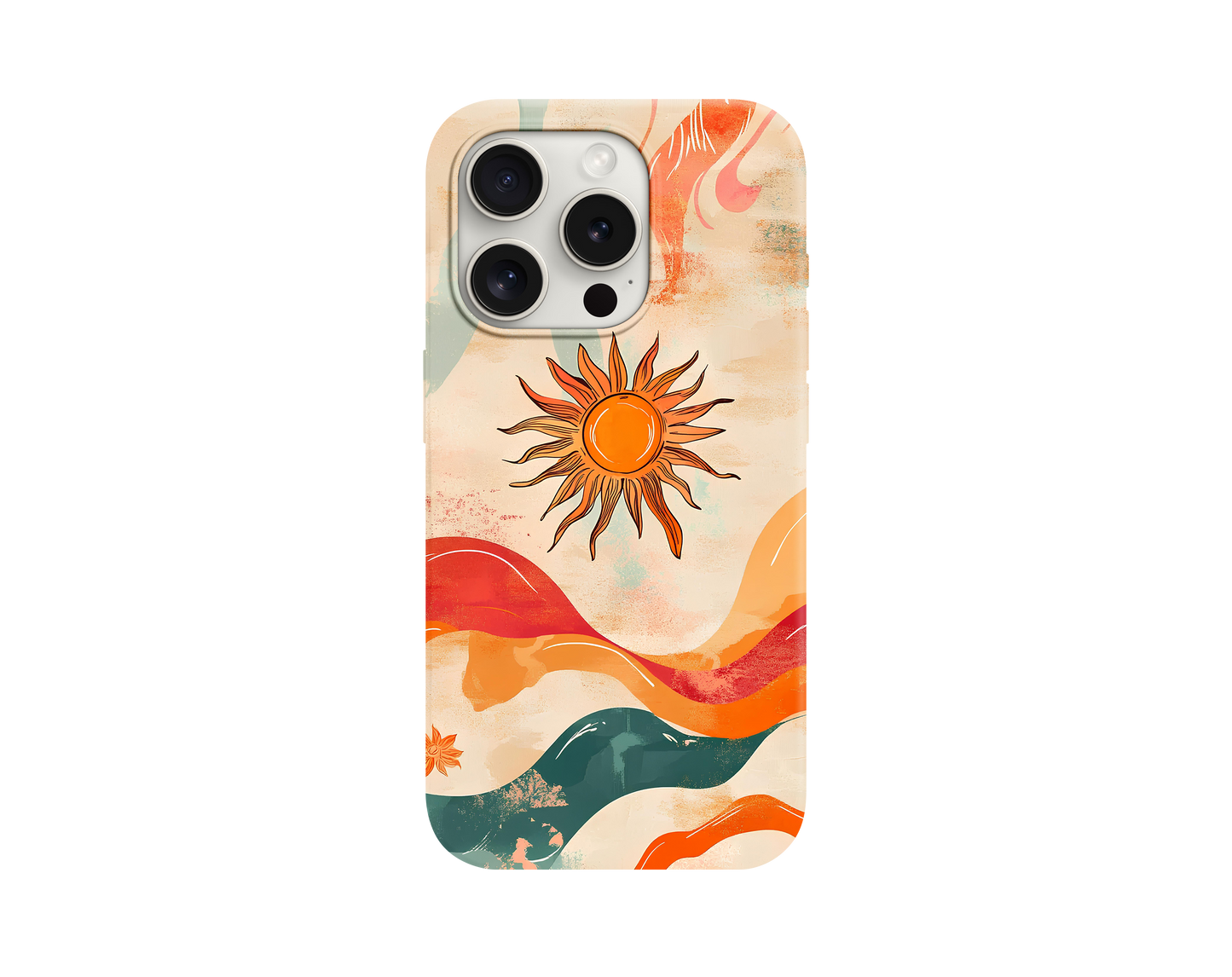 Orange Sun Dream Temalı Telefon Kılıfı