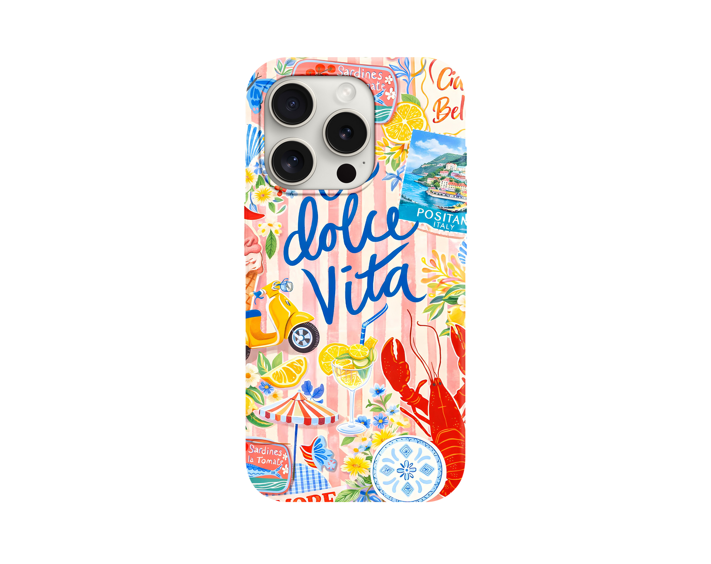 Italy Summer Vibes Temalı Telefon Kılıfı