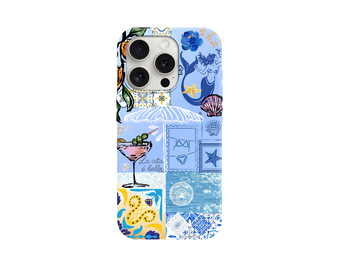 Blue Dump Summer Temalı Telefon Kılıfı
