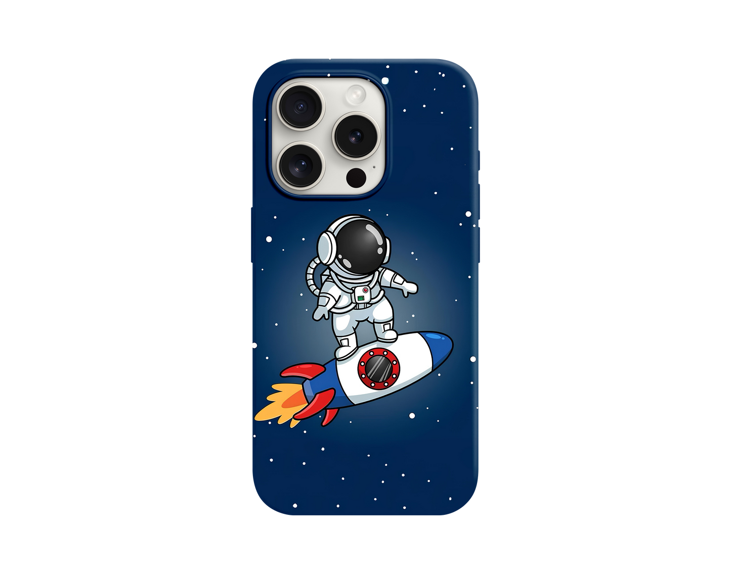 Cesur Astronot Temalı Telefon Kılıfı