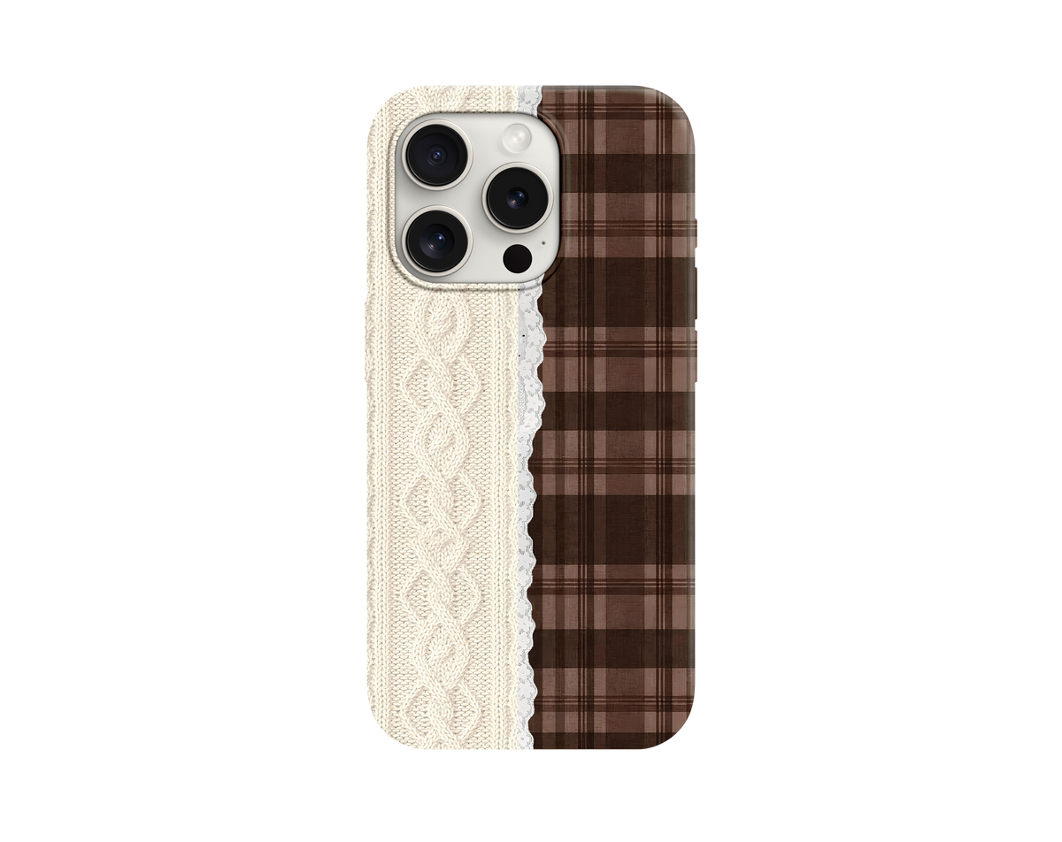 White&Brown Telefon Kılıfı