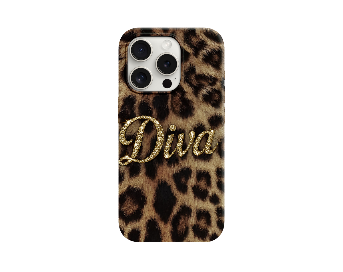 Diva Leopar Telefon Kılıfı