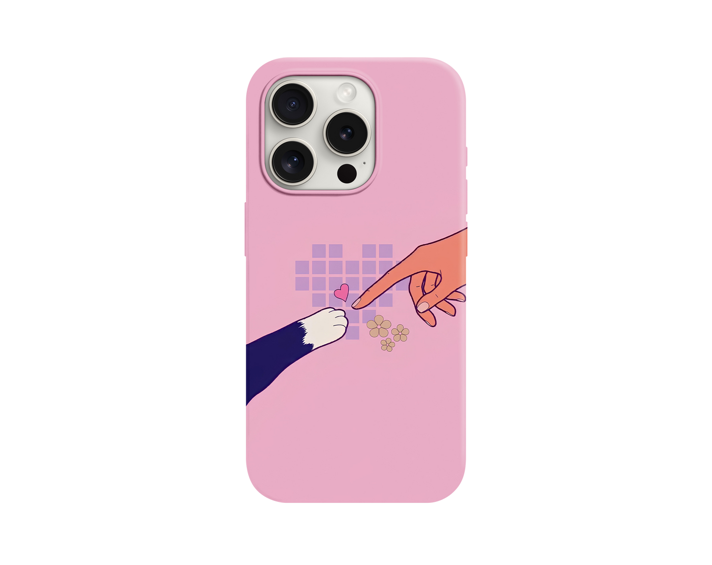 Patili Dost Sevgisi Temalı Telefon Kılıfı