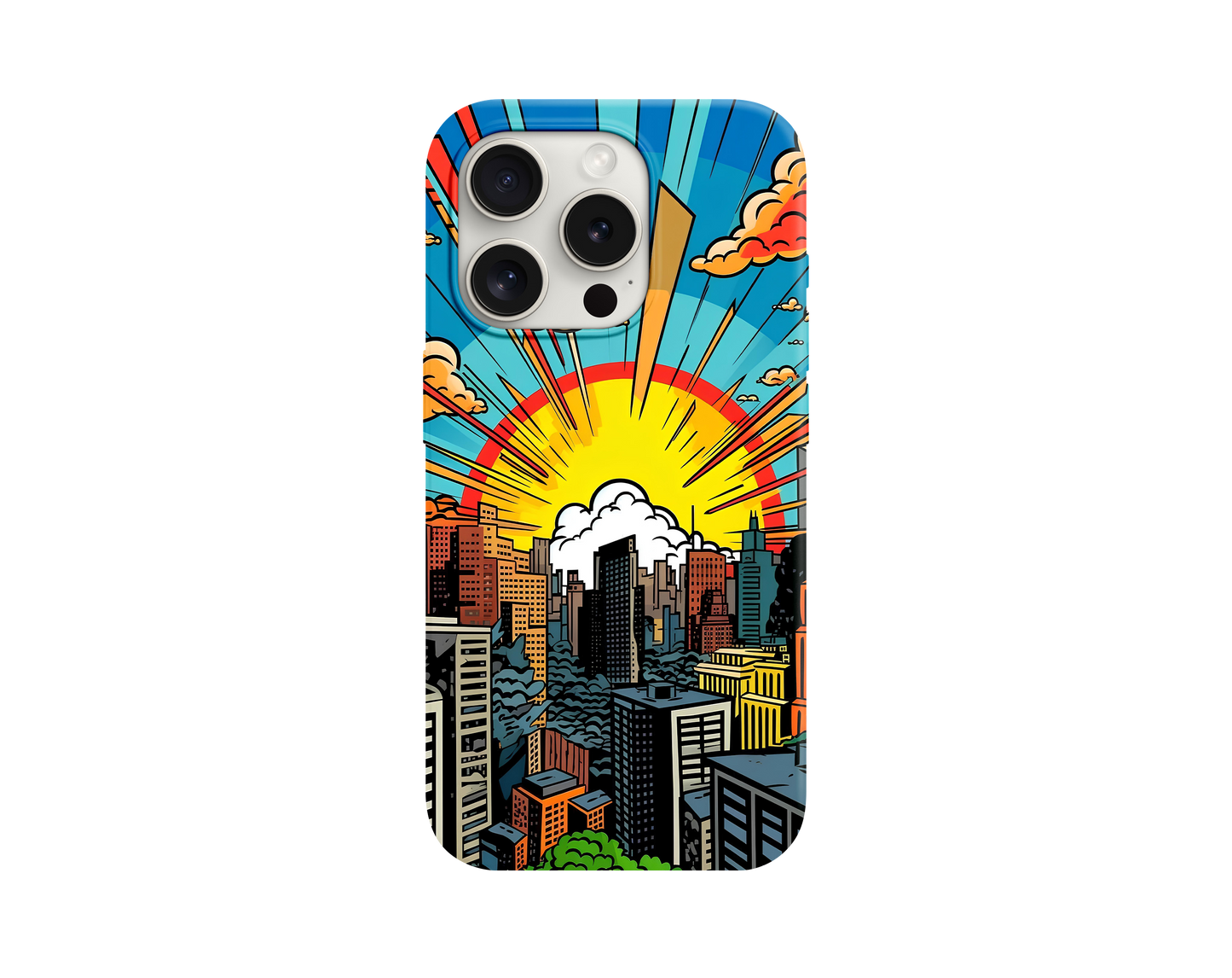 City Rise Animasyonlu Telefon Kılıfı