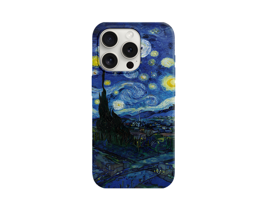 Yıldızlı Gece Tablo Tasarımlı Telefon Kılıfı