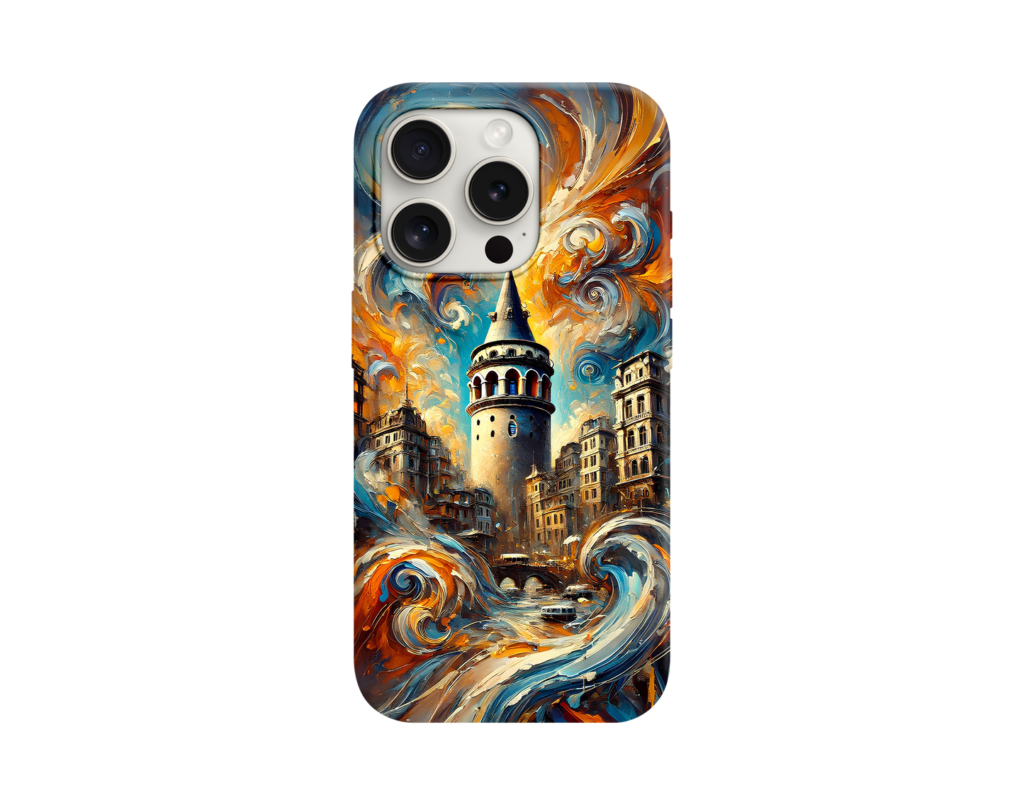 Galata Kulesi Sanatı Telefon Kılıfı
