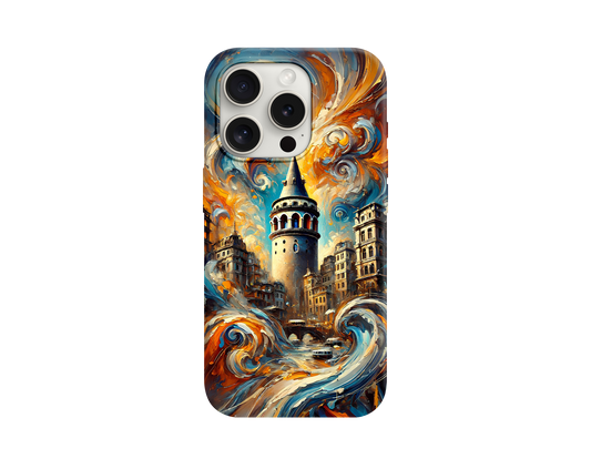 Galata Kulesi Sanatı Telefon Kılıfı