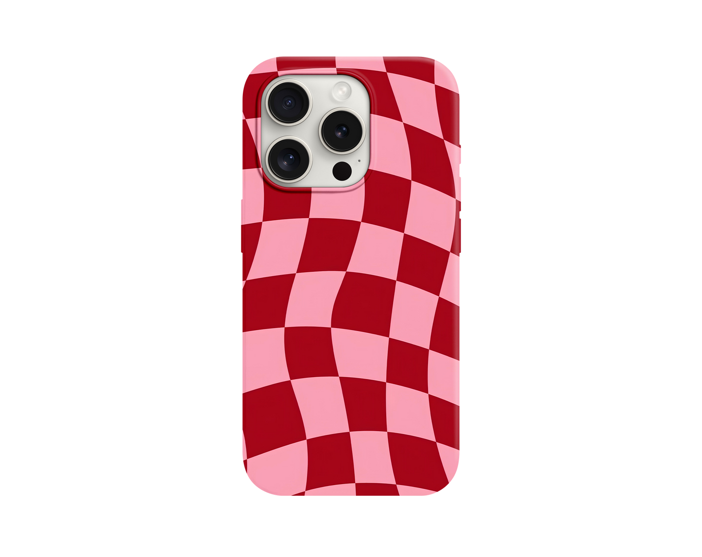 Pink-Red Wavy Tasarımlı Telefon Kılıfı