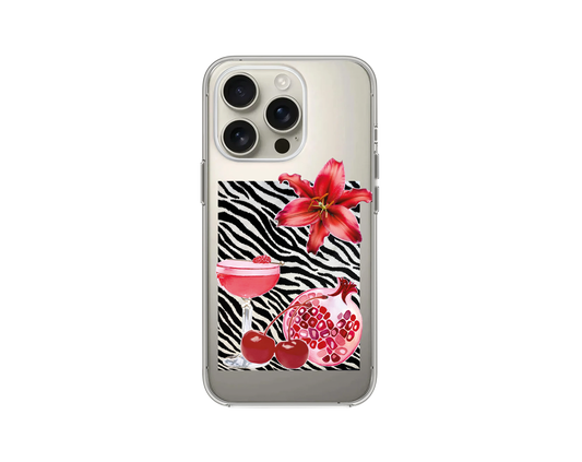 Zebra Aesthetic Şeffaf Telefon Kılıfı