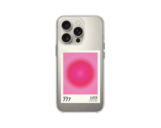 777 Angel Number Şeffaf Telefon Kılıfı