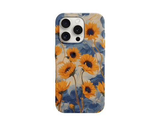 Ayçiçeği Dansı Tasarımlı Telefon Kılıfı