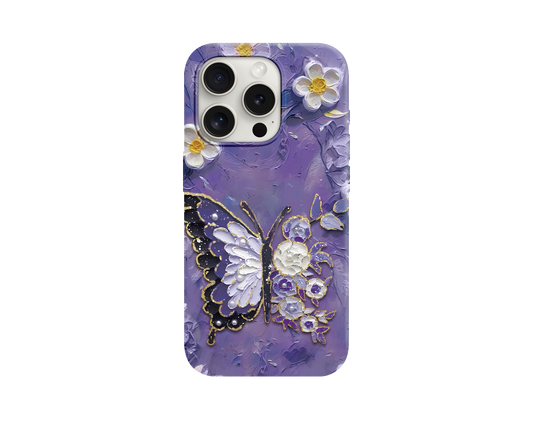 Purple Butterfly Telefon Kılıfı