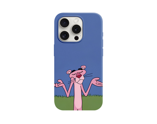 Pembe Panter Animasyonlu Telefon Kılıfı