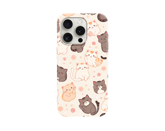 Cute Cats Tasarımlı Telefon Kılıfı