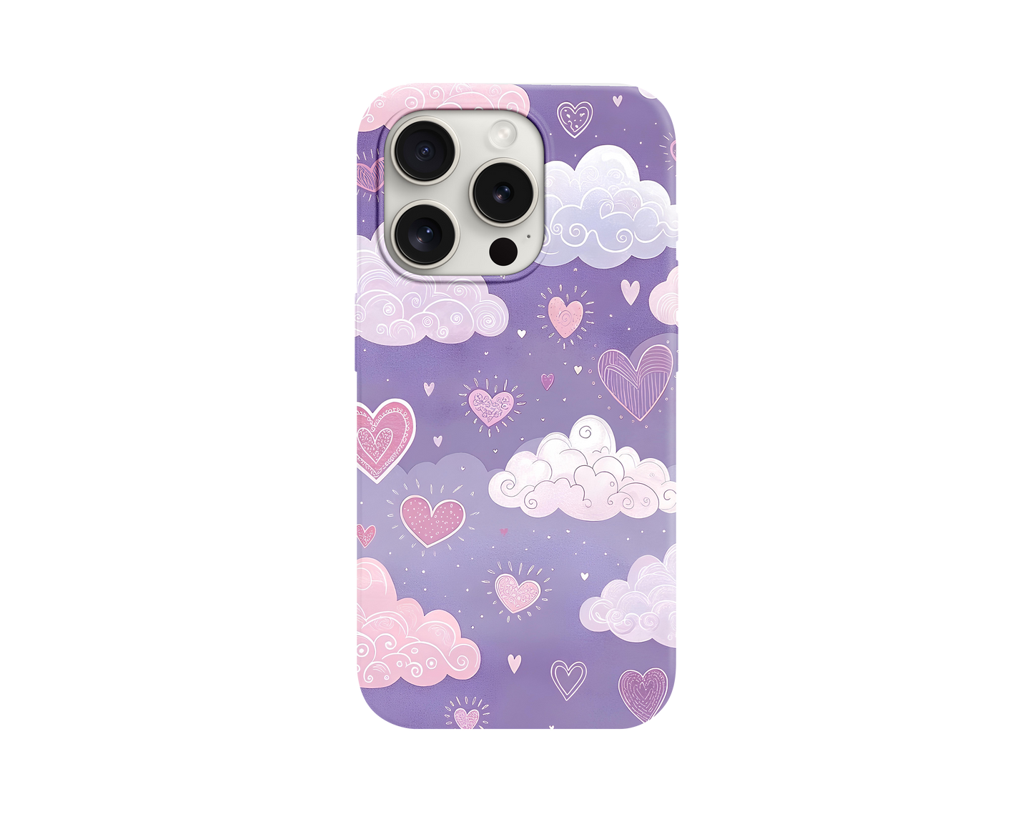 Purple Clouds Telefon Kılıfı