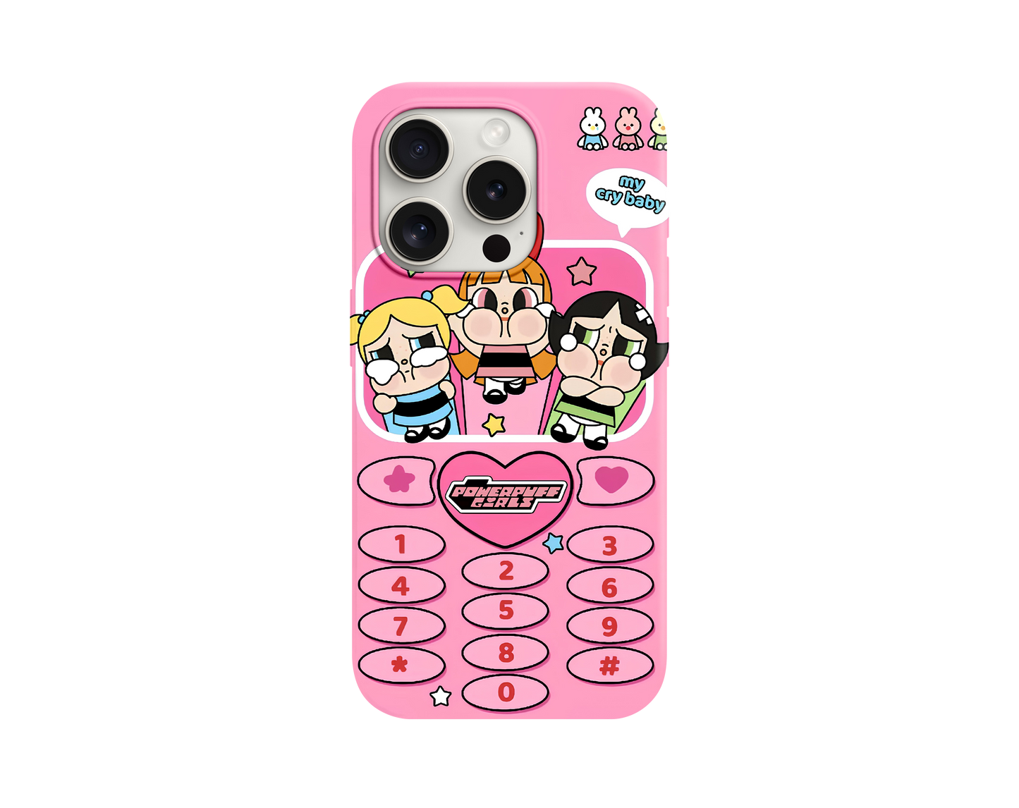 Pink Telephone Görünümlü Telefon Kılıfı