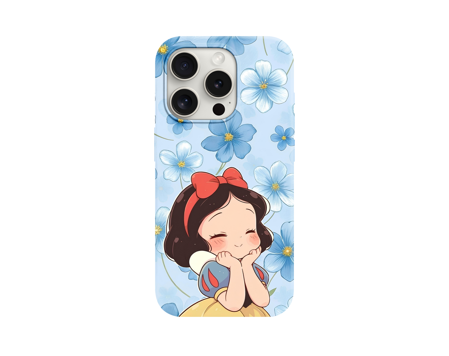 Cute Princess Floral Telefon Kılıfı