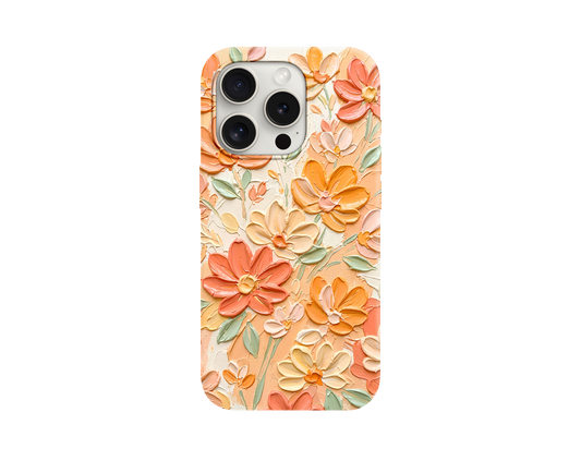 Orange Flowers Telefon Kılıfı