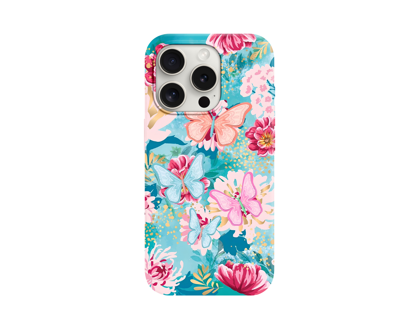 Pink&Blue Loves Telefon Kılıfı
