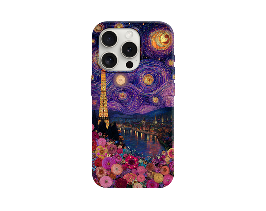 Paris'in Yıldızlı Gecesi Telefon Kılıfı