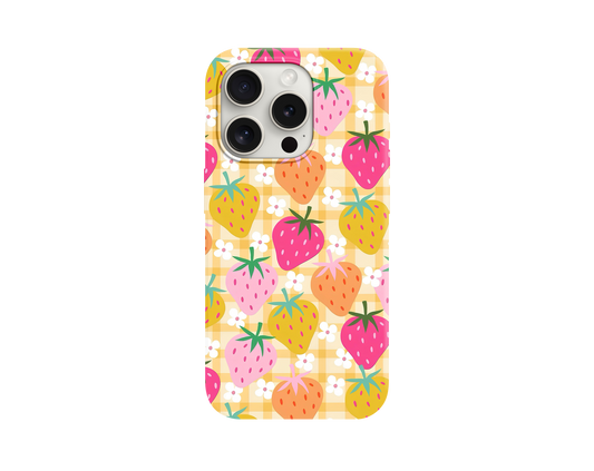 Pastel Strawberries Telefon Kılıfı