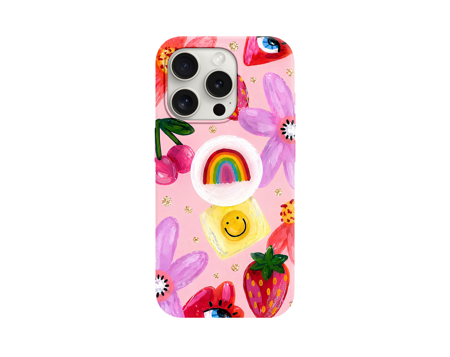 Pastel Rainbow Temalı Telefon Kılıfı