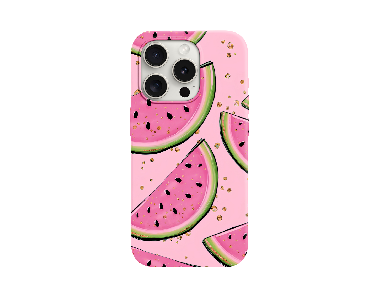 Pink Watermelon Desenli Telefon Kılıfı
