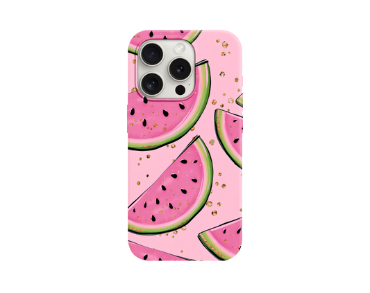 Pink Watermelon Desenli Telefon Kılıfı