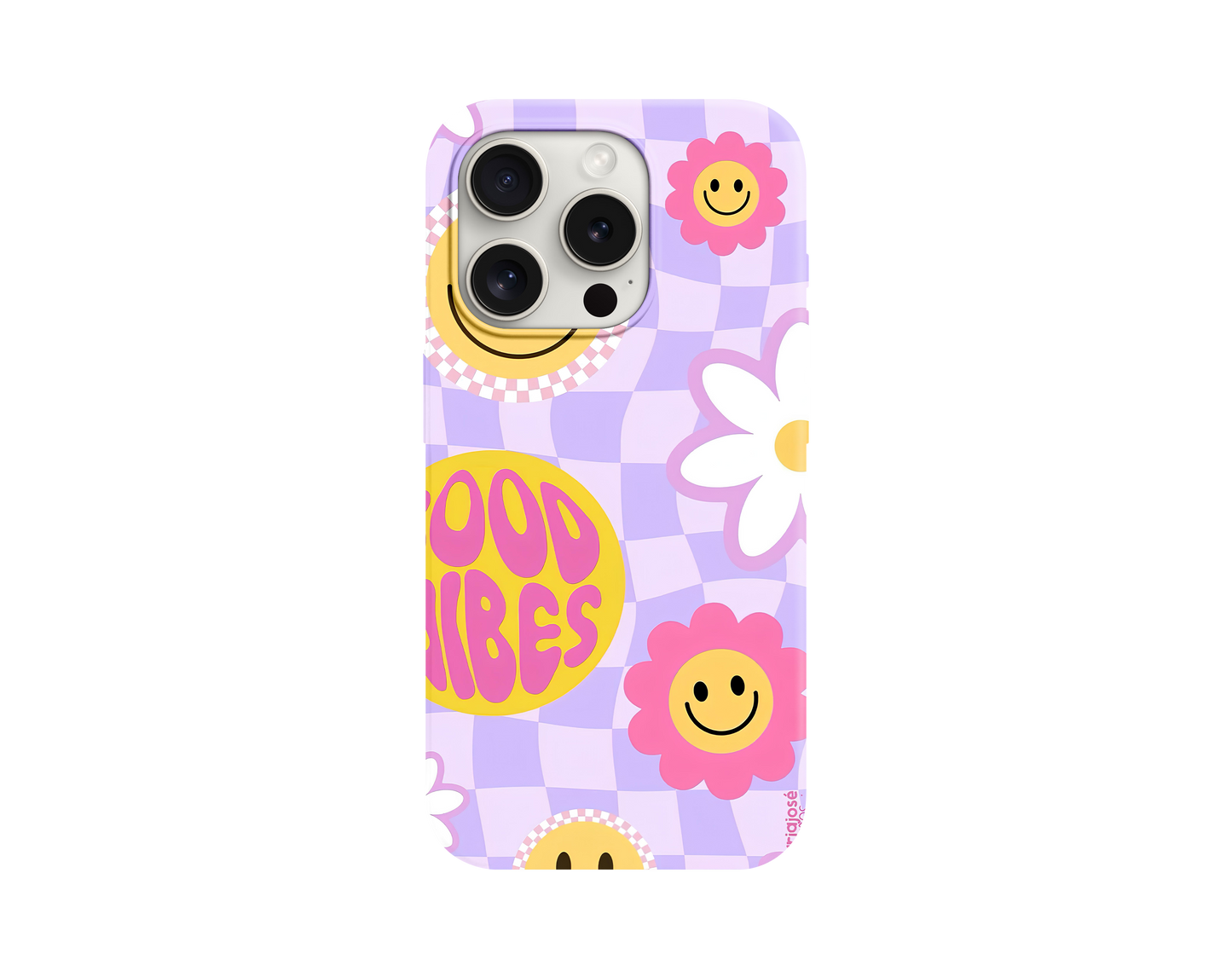 Purple Good Vibes Temalı Telefon Kılıfı