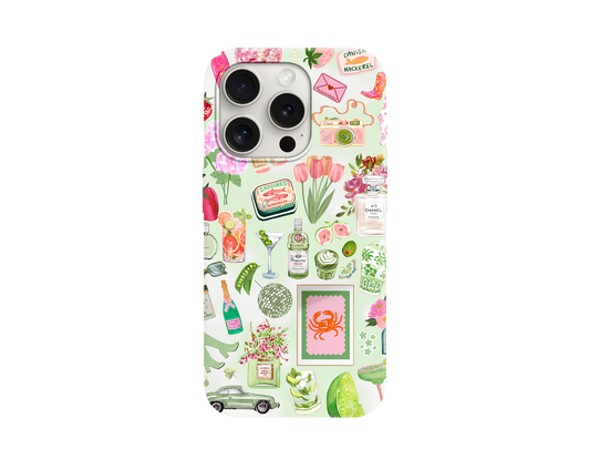 Green Sticker Temalı Telefon Kılıfı