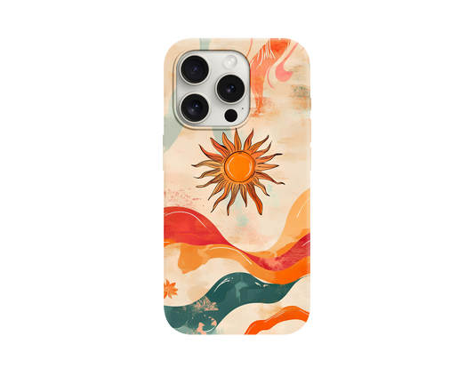Orange Sun Dream Temalı Telefon Kılıfı