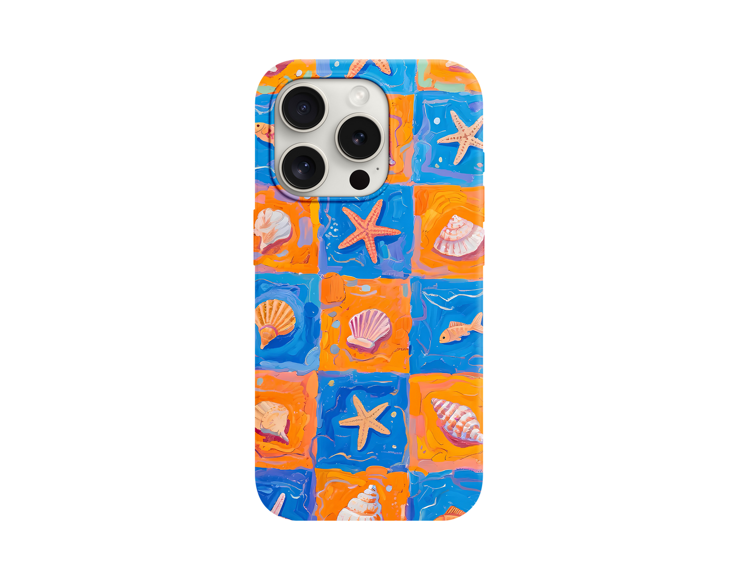 Pastel Seashell Tasarımlı Telefon Kılıfı