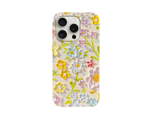 Pastel Fresh Çiçek Tasarımlı Telefon Kılıfı