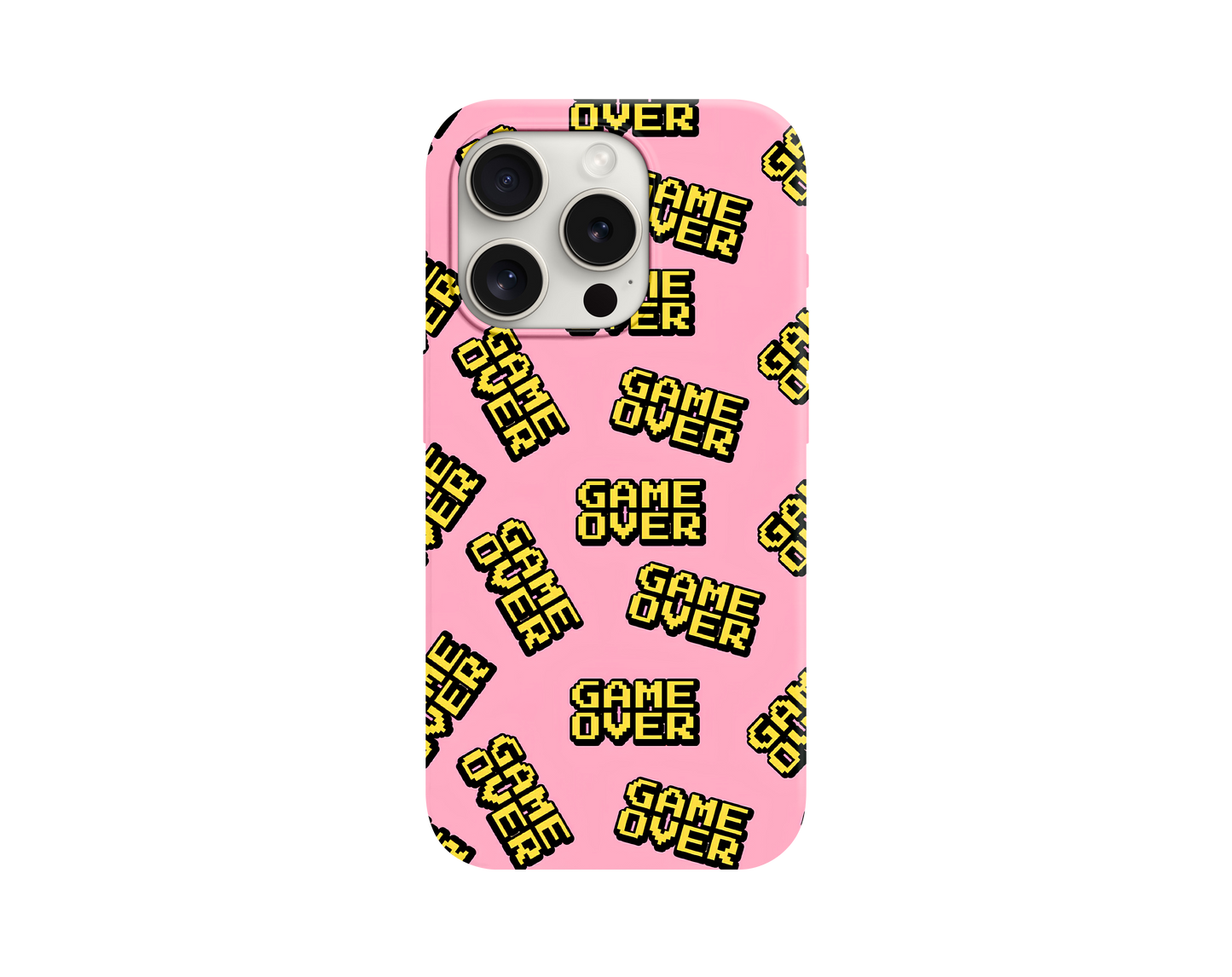 Game Over Tasarımlı Telefon Kılıfı