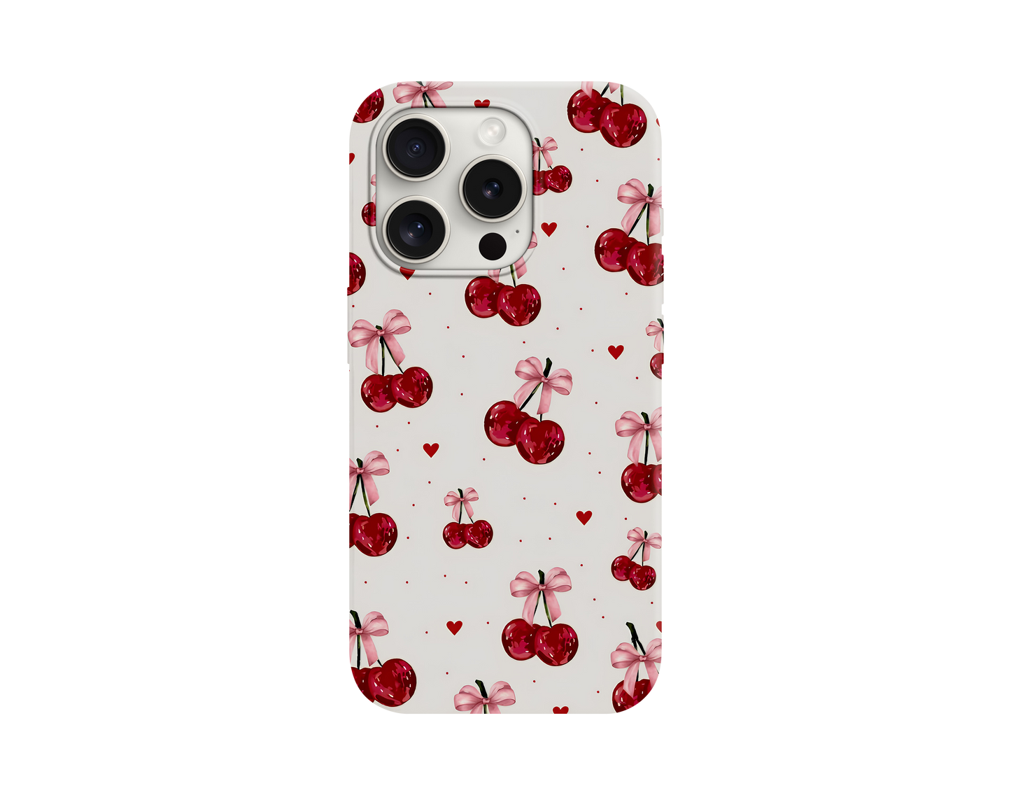 Red Cherry Tasarımlı Telefon Kılıfı
