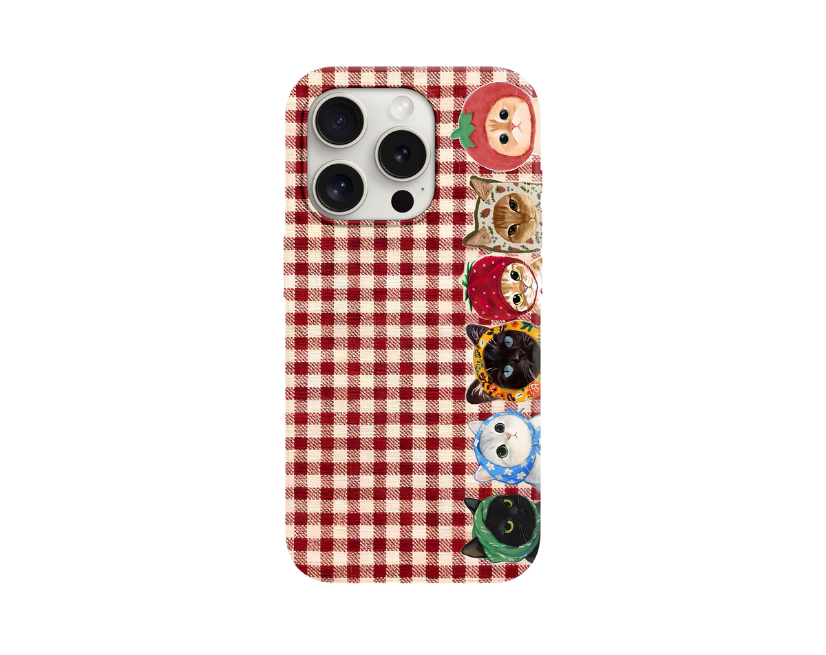 Vintage Cats Telefon Kılıfı