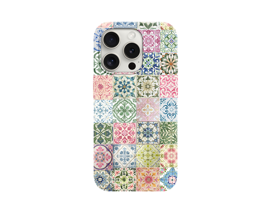 Pastel Desenli Telefon Kılıfı