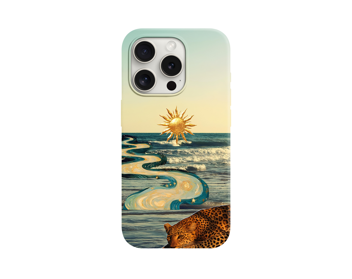 Leopar&Sunset Telefon Kılıfı