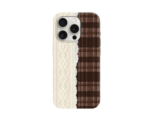 White&Brown Telefon Kılıfı