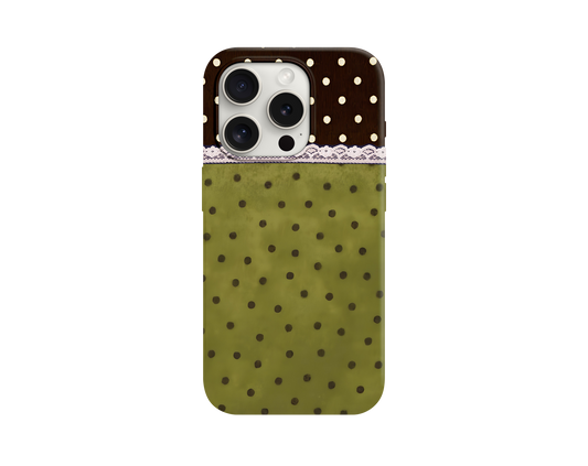 Green Puantiye Temalı Telefon Kılıfı