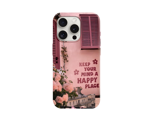 Pink Duvar Görünümlü Telefon Kılıfı