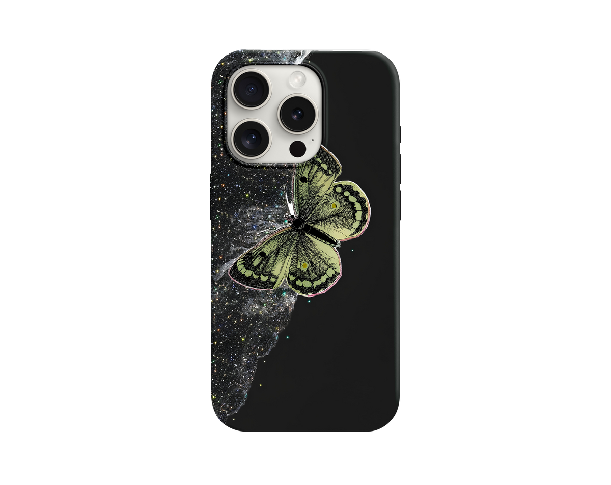 Black Kelebek Telefon Kılıfı