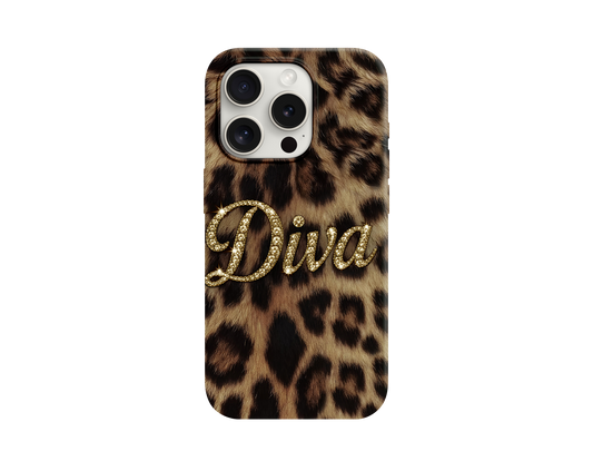 Diva Leopar Telefon Kılıfı