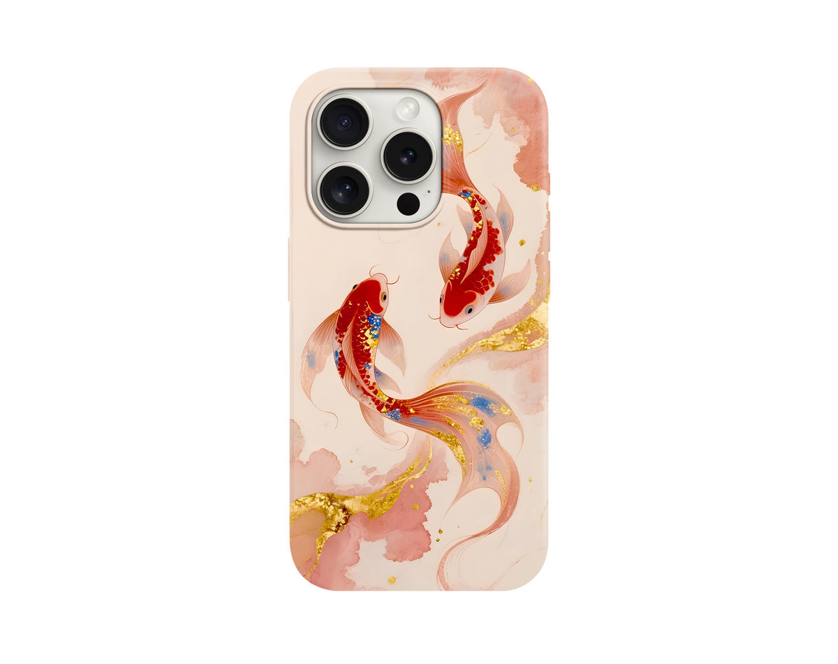 Orange Koi Balığı Telefon Kılıfı